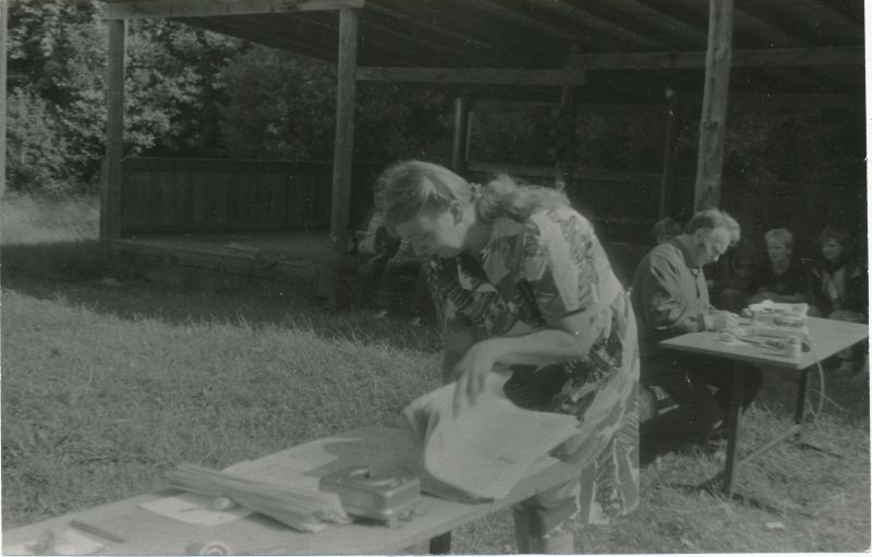 Foto. "Väinamere Sidemängud" Doorakul 1988. Kutseala võistlused.