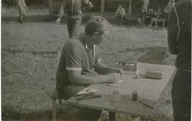 Foto. "Väinamere Sidemängud" Doorakul 1988. Kutseala võistlused. Priit Palm.