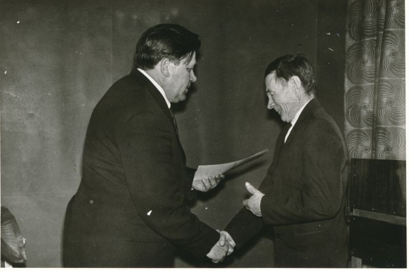 Foto. Armee- ja sõjalaevastiku aastapäeva tähistamine Haapsalu Sidesõlmes. Foto V. Pärtel, 1978