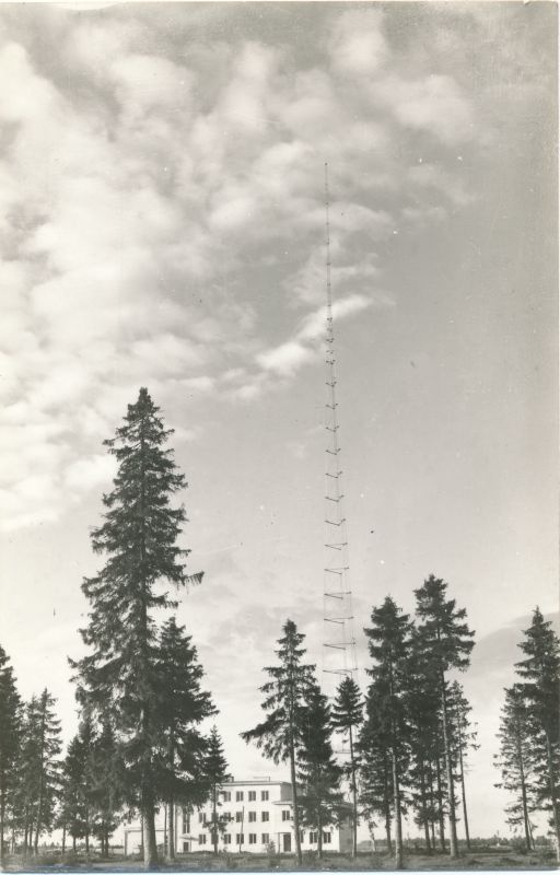 Foto. Türi raadiosaatejaama pilte 1940 - 1941. Ümberpildistus.