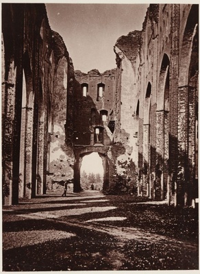 Ruins of Tartu Toomkirik, view of the midst of the robbery  duplicate photo