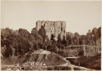Ruins of Tartu Toom Church from Toomeoru  similar photo
