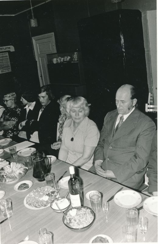 Foto. Haapsalu Sidesõlme kommmunistlike noorte pidulik õhtu. Foto V. Pärtel,1978