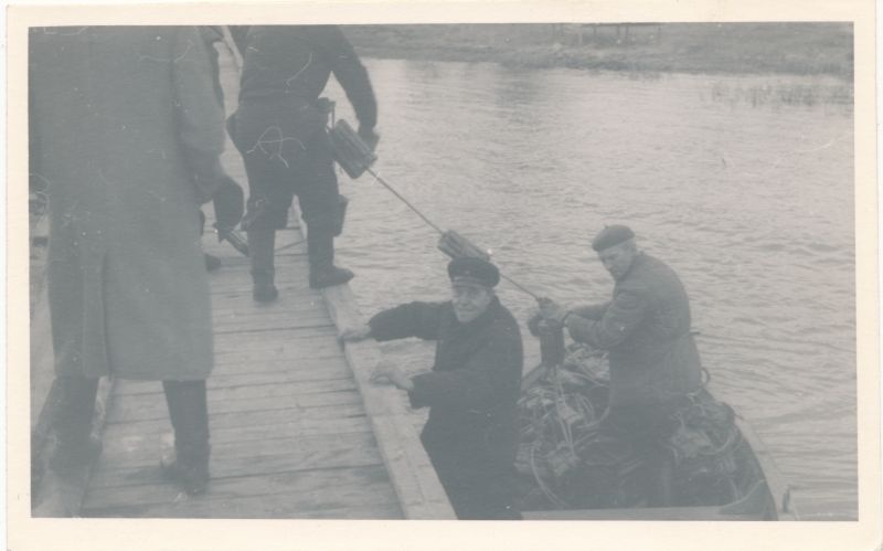 Foto. Pullapää-Vormsi ja Hiiumaa-Vormsi merekaabli paigaldamine, 1962