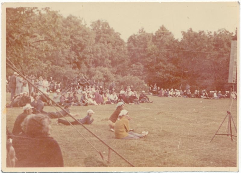 Foto. Haapsalu STES suvepäevad Pagilas, 1971
