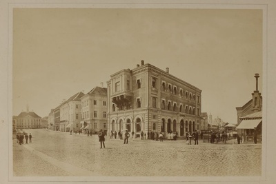 Building of Tartu Pank on Raekoja square  duplicate photo