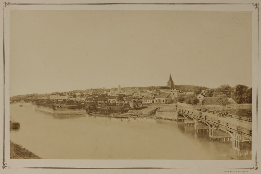 Viewed from the hill bridge in the center of Tartu