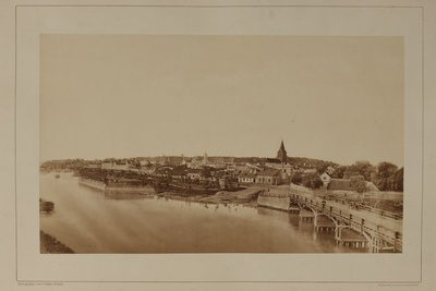 Viewed from the hill bridge in the center of Tartu  duplicate photo