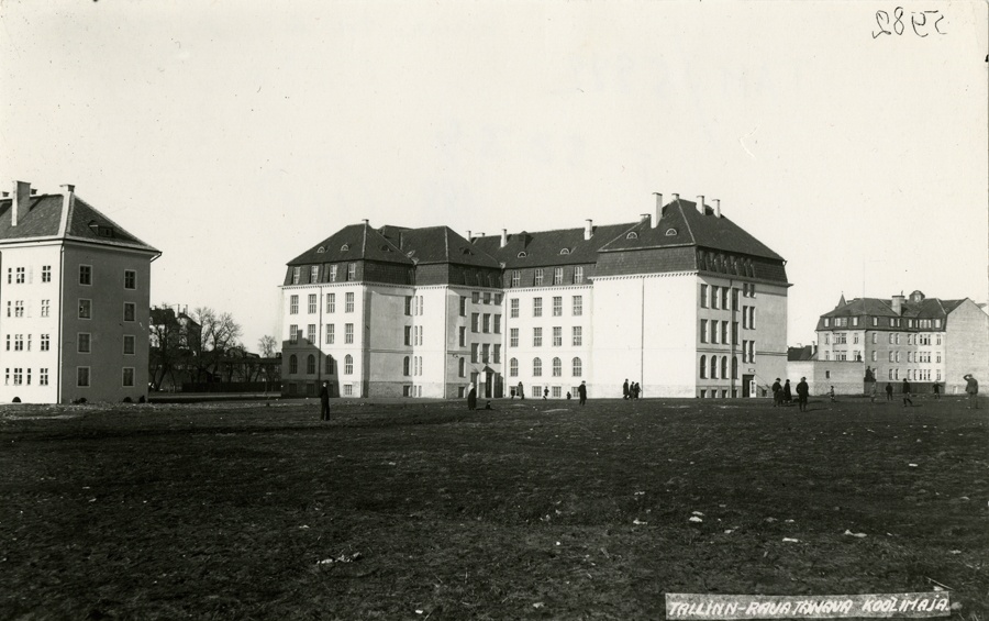 Xxi School (21st School) in Tallinn, post-prepared view out. Architect Artur Perna