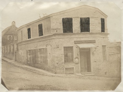 Photographer Christian Constantin Schmidt's photography studio in Sulevimäe, after drawing the planned reconstruction  similar photo