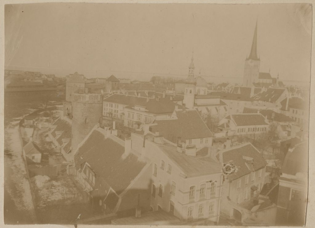 Panoramic view of Tallinn Old Town