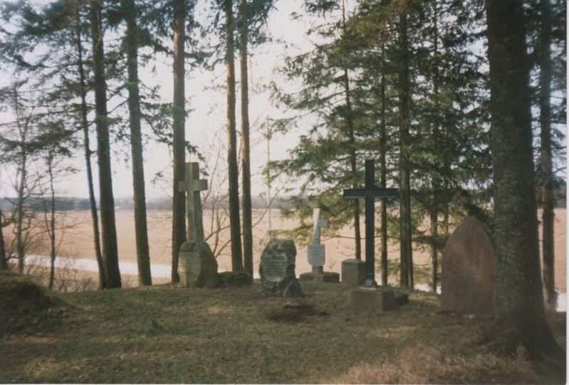 Hauatähised, von Wahlide kalmistu, Pajusi mõis