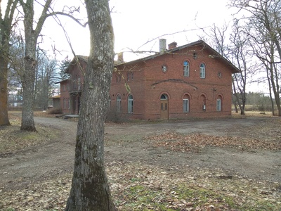 Veltsi mõis (Weltz), härrastemaja enne sõda. Haljala khk rephoto