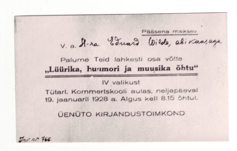 Lüürika, huumori ja muusika õhtu