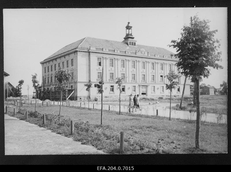 Administrative building in Orissaare district centre.