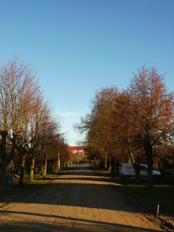 Central square of Orissaare and Pärna tn puiestee