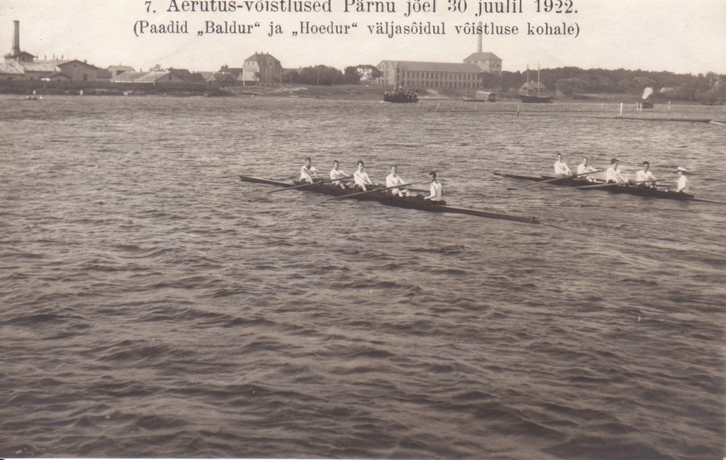 Riding competitions on the Pärnu River