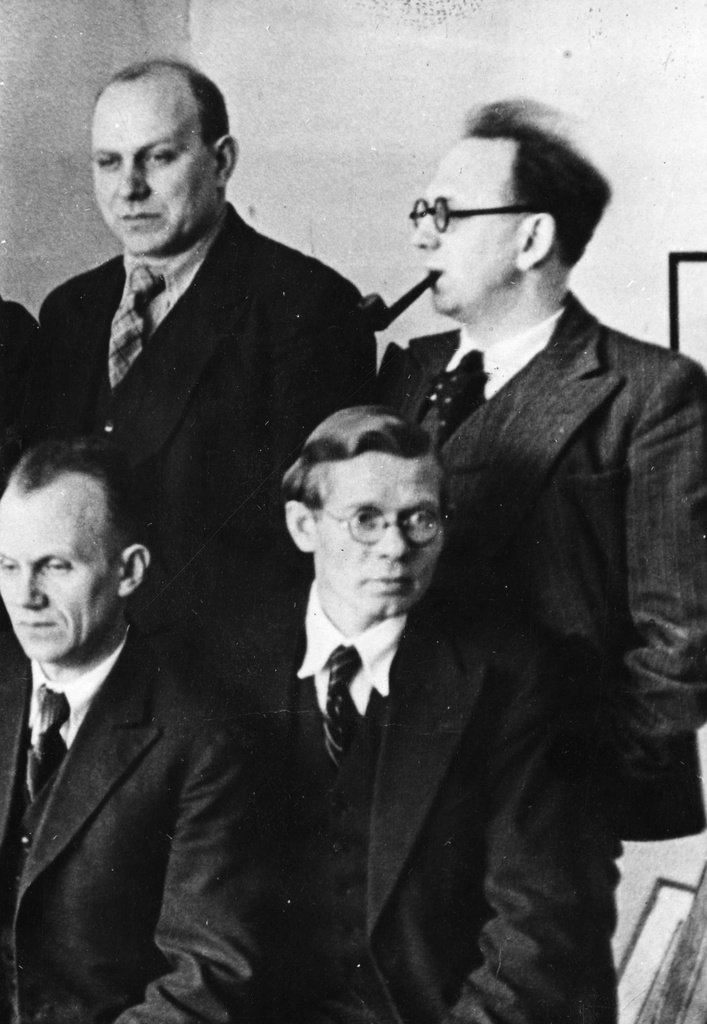 Arkadio Laigo, Kaarel Liimand, Nikolai Kummits ja Aleksander Vardi