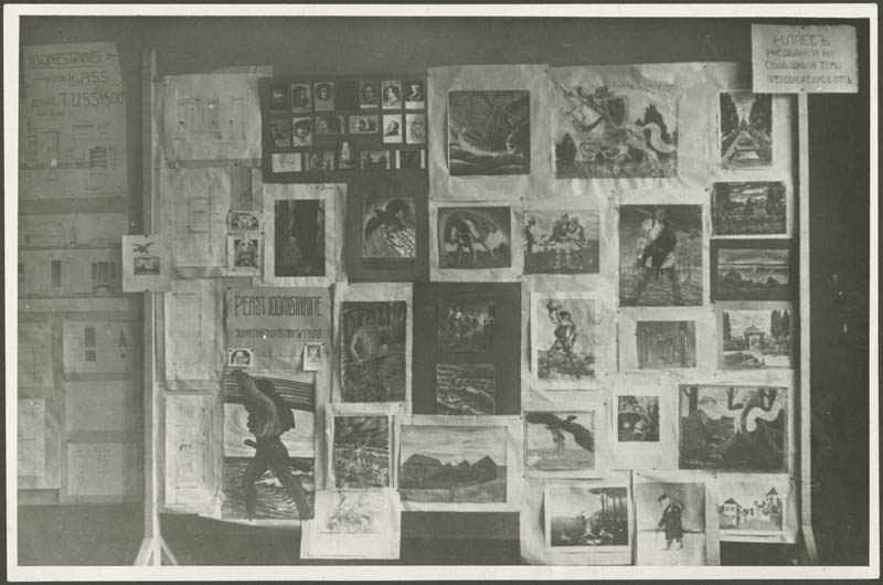 Eesti Kunstiseltsi joonistuskursuse õpilastööd