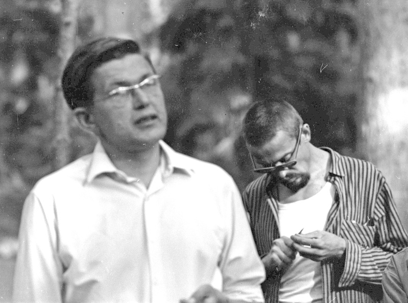 Ajakiri "Noorus" suvepäevad Kabli rannas. Olaf Utt ja Rudolf Rimmel