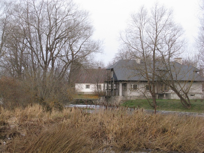 Rae Manor Vaskjala watermill on the River Pirita. rephoto