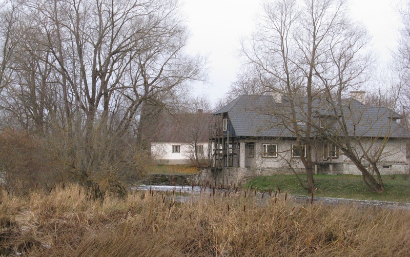 Rae Manor Vaskjala watermill on the River Pirita. rephoto