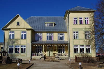 Virumaa Lastekaitse Ühingu maja ja lasteaed Rakveres. Arhitekt August Tauk (1929) rephoto