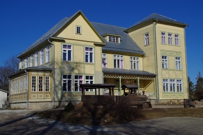 Virumaa Lastekaitse Ühingu maja ja lasteaed Rakveres. Arhitekt August Tauk (1929) rephoto