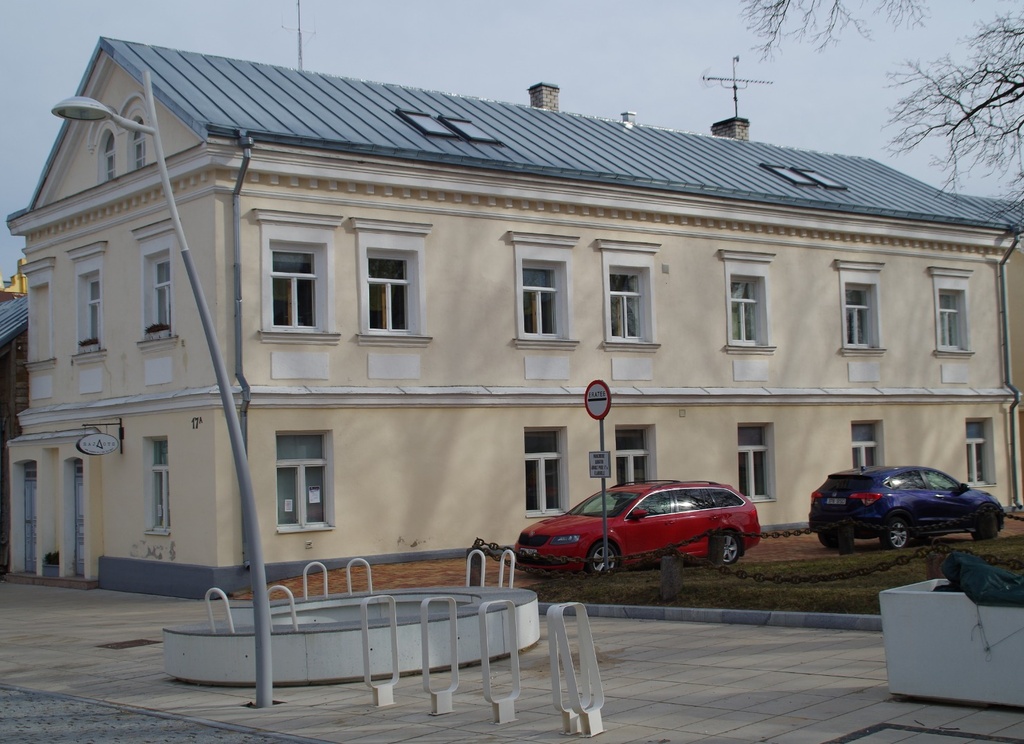 Building on Pikal Street, where Rakvere Teachers’ Seminar Training School was located rephoto