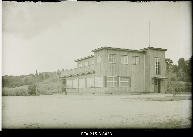 Beach casino building near Lake Viljandi.