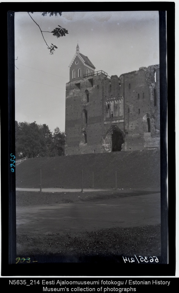 Toomkiriku varemed, vaade läänest