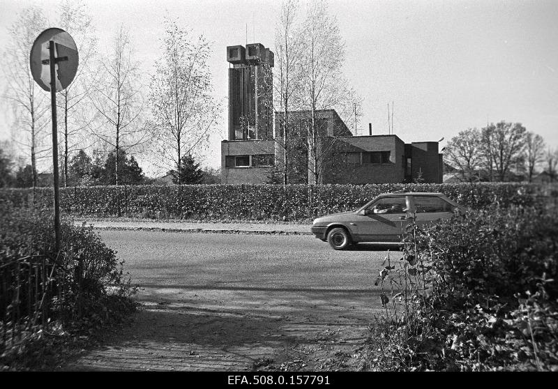 Fire extinguishing building on Riga Highway.