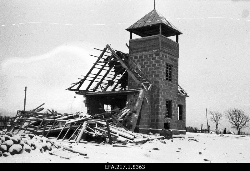 The Sprinklerhouse of the Voluntary Fire Fire Fire Society of the Crushed Torgu County.