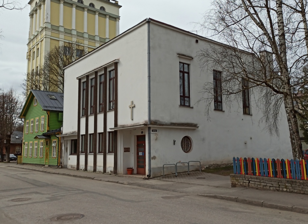 Tartu Tuberculosis Dispanser building on Vanemuise Street. Dispansion Department rephoto
