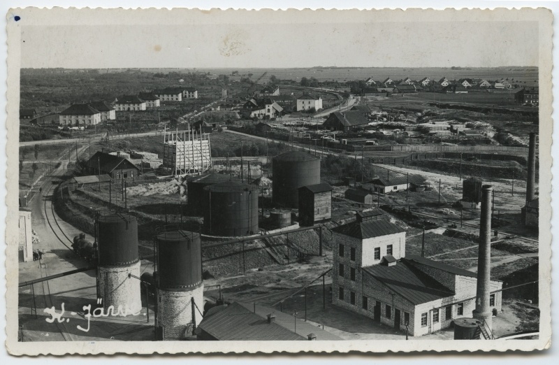 General view of Kohtla-Järve - oil warehouse.