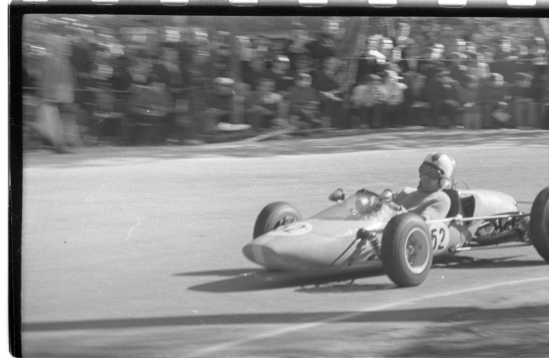 Kalevi Suursõit on the Pirita-Kose-Kloostrimetsa circular track. On the track of a racing car