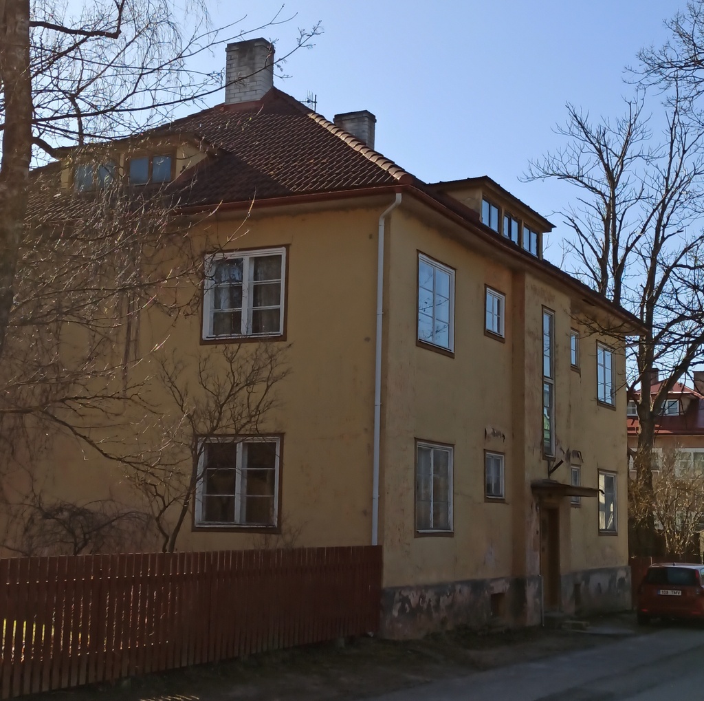 Ants Oras residence in Tartu, Vikerkaare 4 rephoto