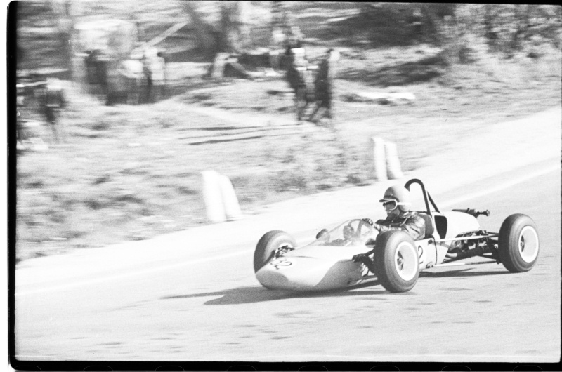 Kalevi Suursõit on the Pirita-Kose-Kloostrimetsa circular track. On the track of a racing car