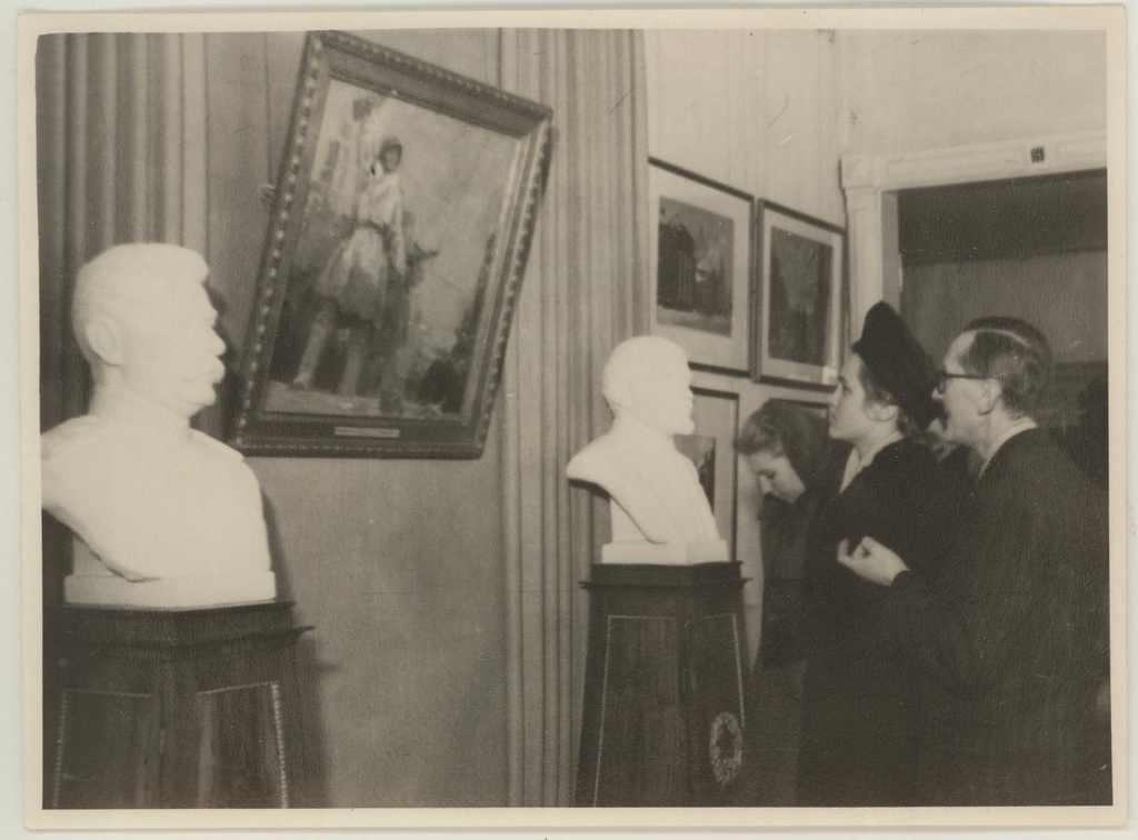 Tartu R. Kunstimuuseum ekspos. "Vene ja Nõukogudekunsti näitus" 1949. a.