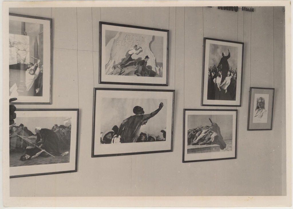 Tartu Riikliku Kunstimuuseumi ekspositsioon 1951. a.