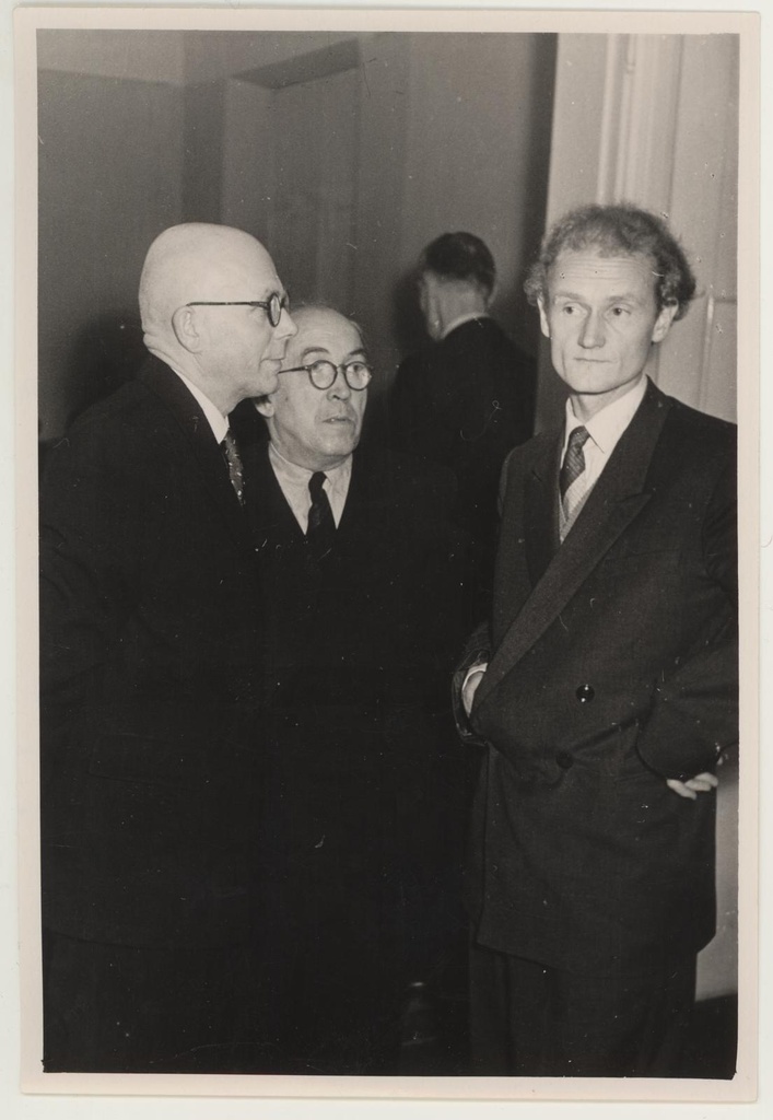 Skulptor J. Koorti 75. sünniaastapäeva tähistav koosviibimine 6. nov. 1958