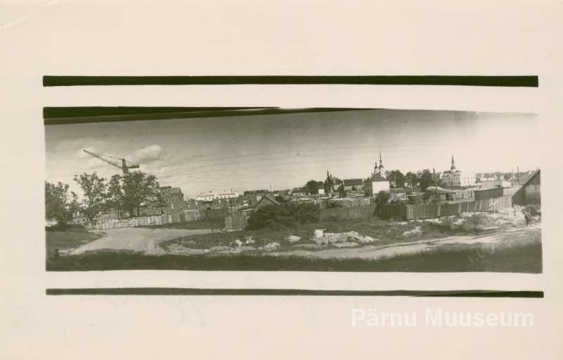 Photo, a. End of 1957, View to the conquested part of the city of Pärnu.