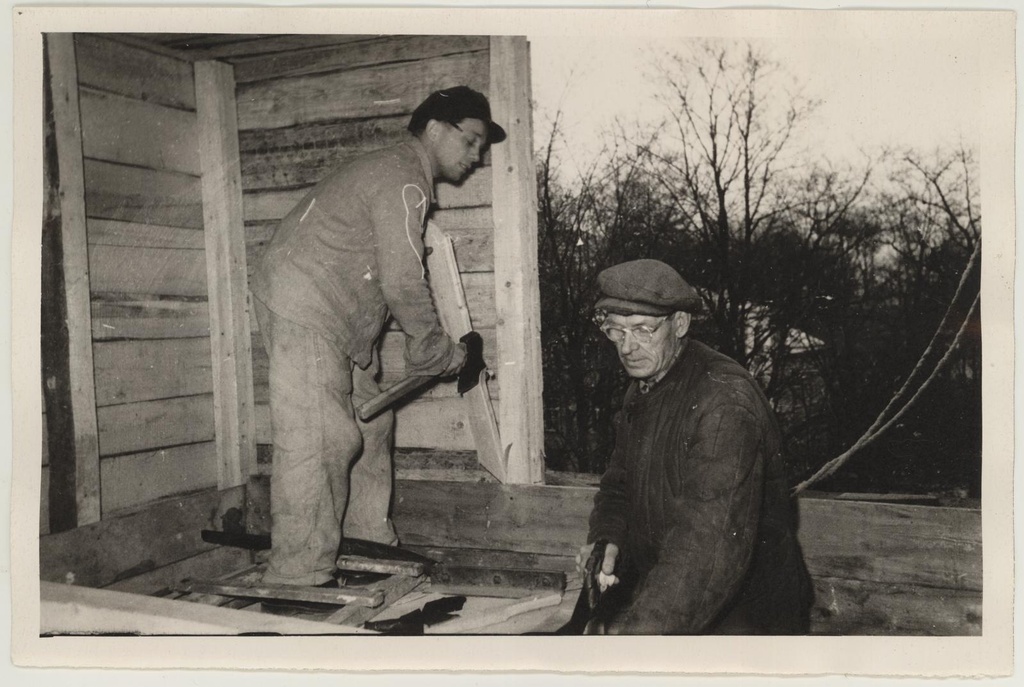 Muuseumi juurdeehitus (kaugõppekursuse tööruum III korrusel) sept. - okt. 1961