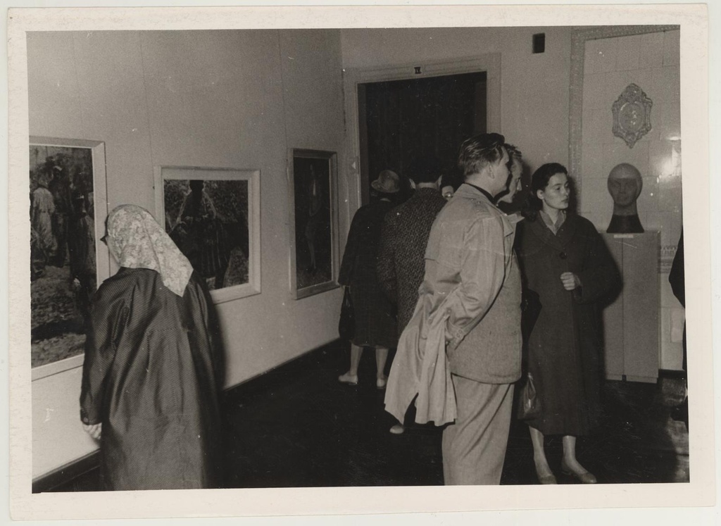 Tartu kunstinäituse avamise päeval 29. mail 1962