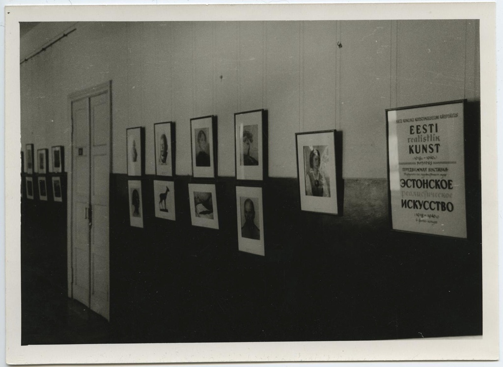 Rändnäituse "Eesti realistlik kunst" Elva Keskkoolis 23. veebr. - 6. apr. 1962.