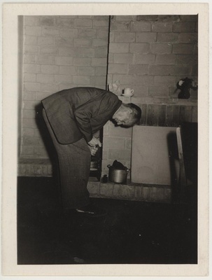 Endise vanem-raamatupidaja Juuli Luke 70. a. juubeli tähistamine 15. aug. (juubel oli 4. aug.) 1961.  duplicate photo