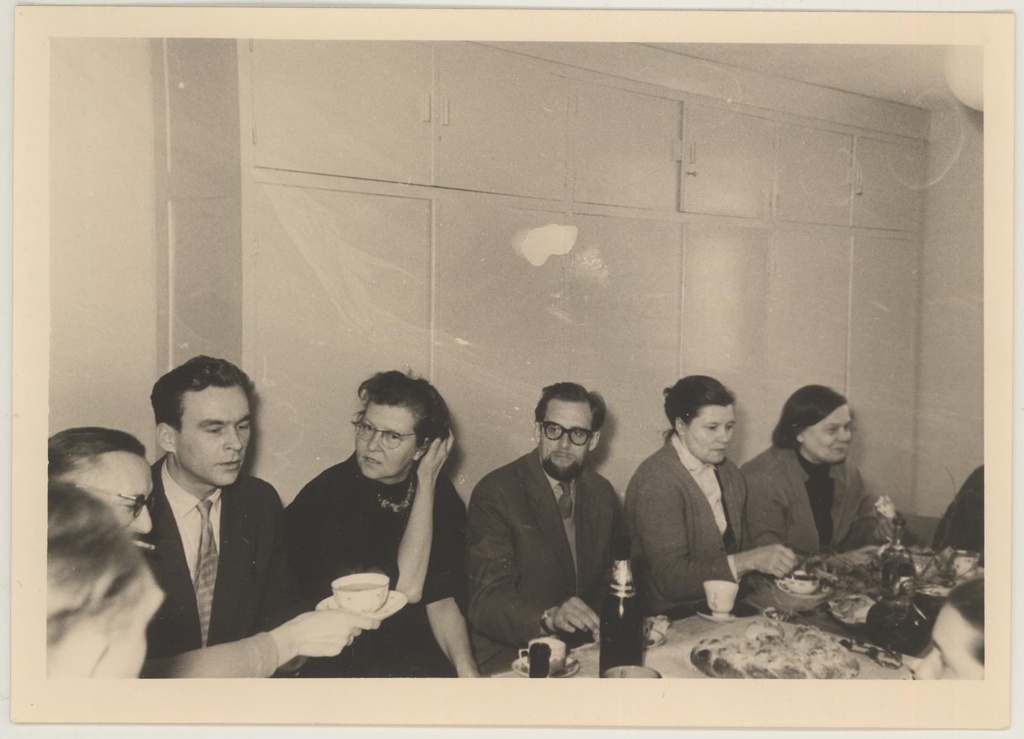 Kujutava kunsti kaugõppekursuse tööruumi pidulik avamine 24. veebr. 1962.