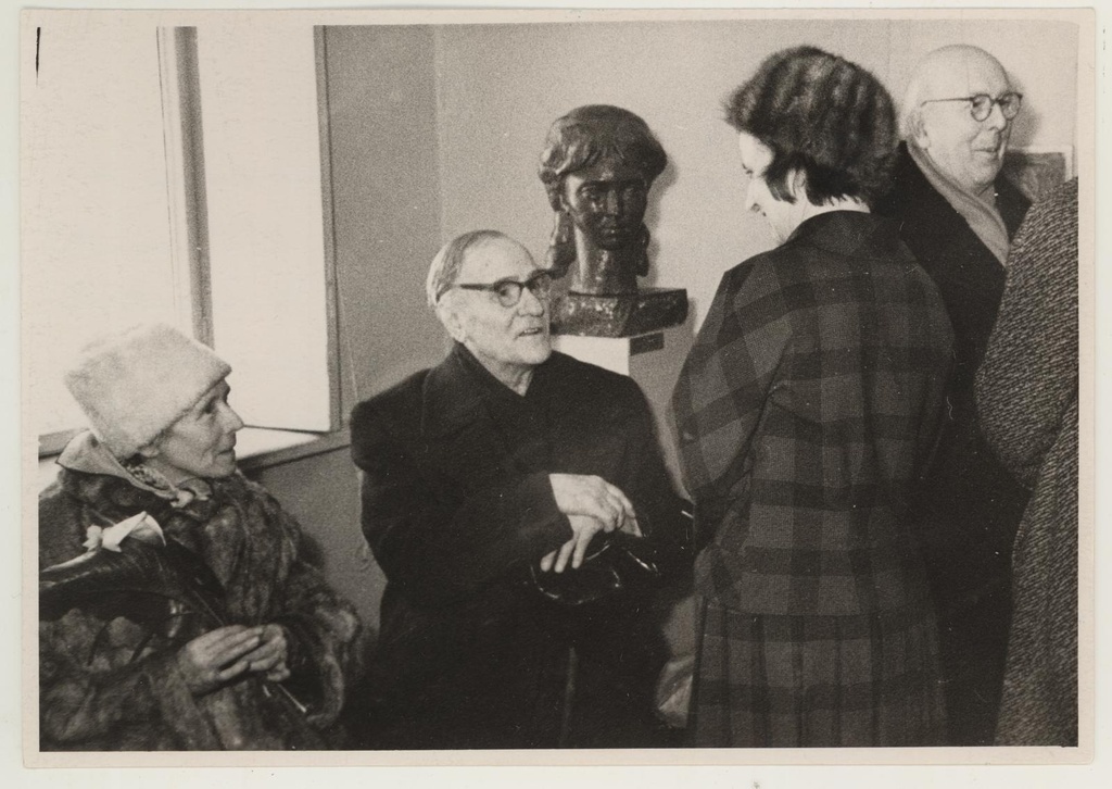 Gruusia NSV kunsti näituse avamine 4. märtsil 1964.