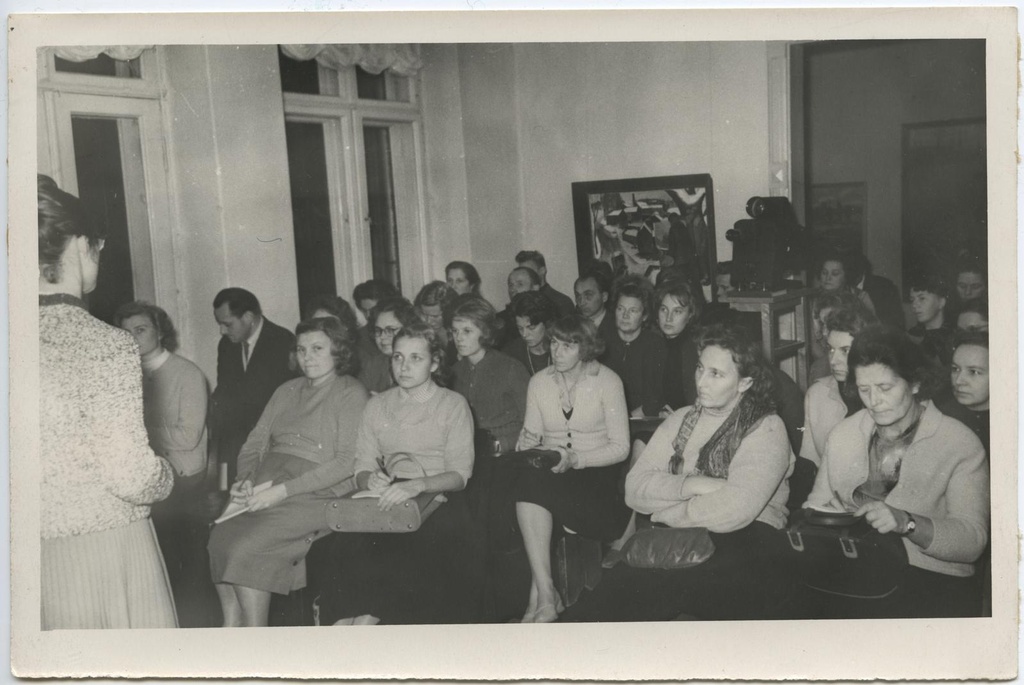 Vanema teadusliku töötaja Taimo Kuusiku loeng "Joonistustehnikad" 11. nov. 1963.