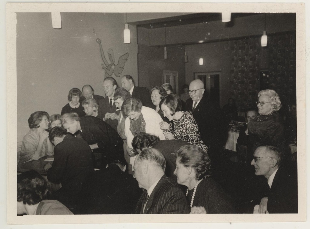 TKM-i 25nda aastapäeva koosviibimine sööklas "Ropka" 18. nov. 1965.